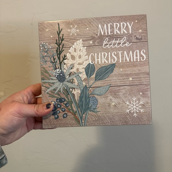 Other - Merry Little Christmas Wooden Sign